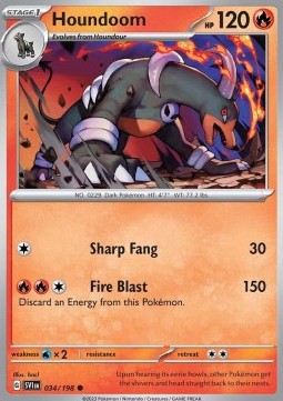 Houndoom - Scarlet & Violet (Common) [SVI-034]