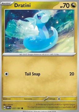 Dratini - Obsidian Flames (Common) [OBF-157]
