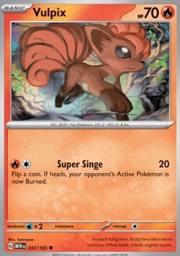 Vulpix - 151 (Common) [MEW-037]