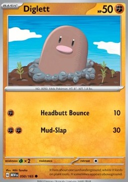 Diglett - 151 (Common) [MEW-050]