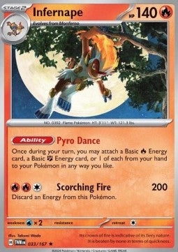 Infernape - Twilight Masquerade (Rare) [TWM-033]