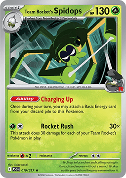 Team Rocket's Spidops - Ascended Heroes (Rare) [ASC-019]